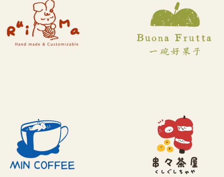 logo设计 #标识设计 #卡通logo #简约logo #手绘logo #品牌标识标/原创logo设计